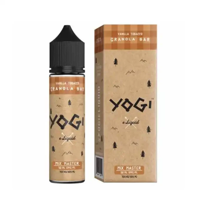 YOGI Granola Bar Range Shortfill E-liquids Vanilla Tobacco | Guardian Vape Shop