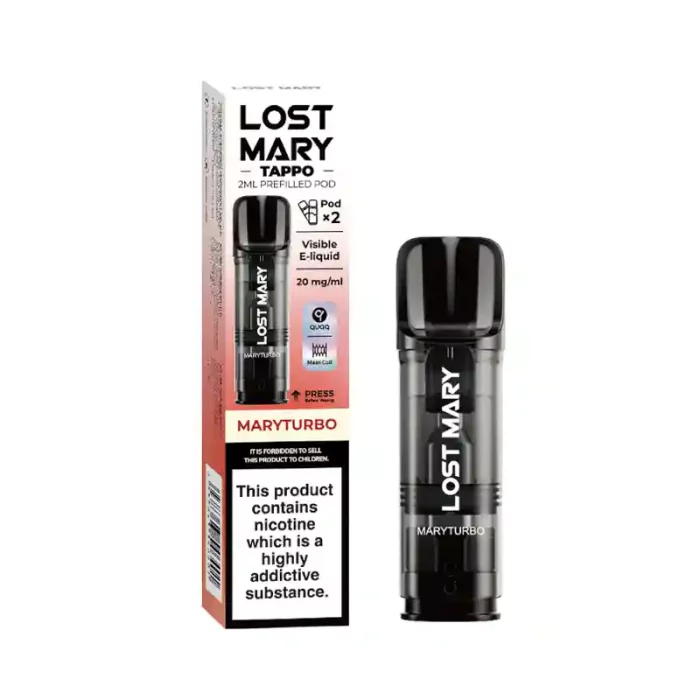 Lost Mary Tappo Prefilled Vape Pods Maryturbo | Guardian Vape Shop