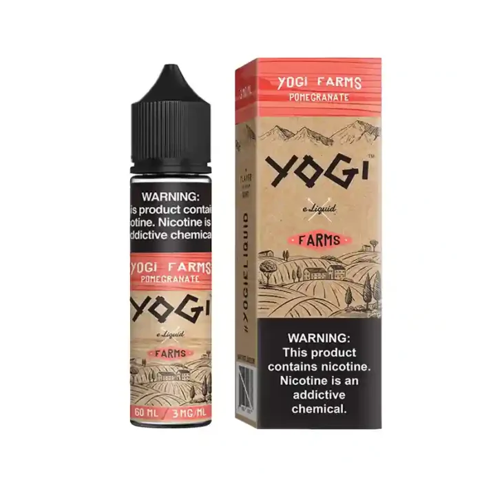 YOGI Farms Range Shortfill E-liquids Pomegranate | Guardian Vape Shop