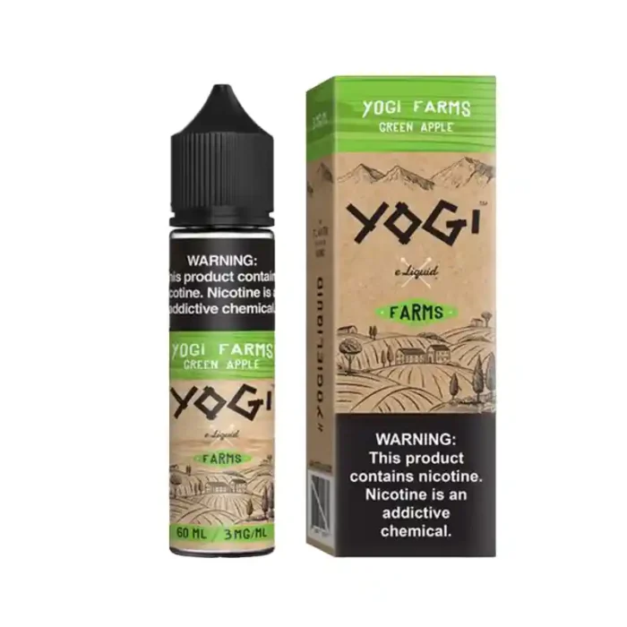 YOGI Farms Range Shortfill E-liquids Green Apple | Guardian Vape Shop