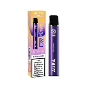 Crystal Prime Aura Bar Disposable 600 Puff Blackberry | Guardian Vape Shop