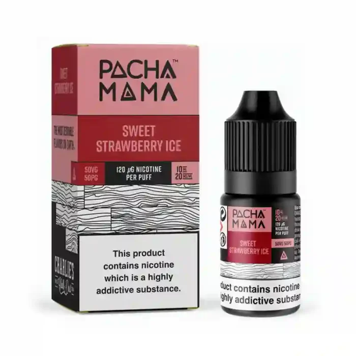 Pacha Mama Bar Salt Nic Salt E-Liquids Sweet Strawberry Ice | Guardian Vape Shop
