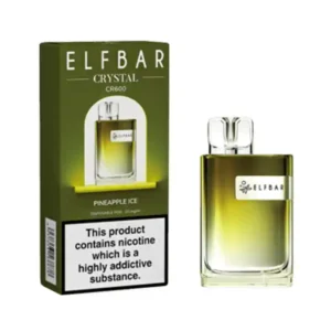 Elf Bar Crystal CR600 Disposable Vape Kit Pineapple Ice | Guardian Vape Shop