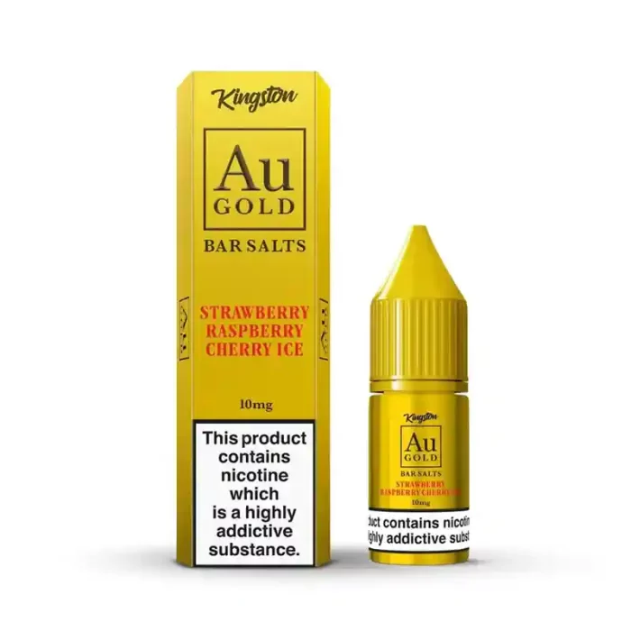 Kingston AU Gold Range Nic Salt E-Liquids Strawberry Raspberry Cherry Ice | Guardian Vape Shop