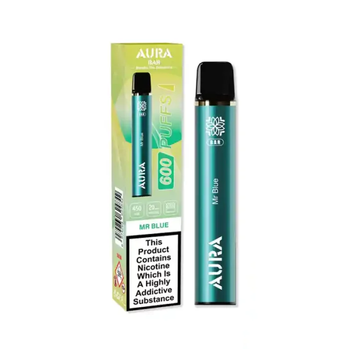 Crystal Prime Aura Bar Disposable Vape Mr Blue | Guardian Vape Shop