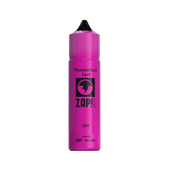 Zap! Juice Shortfill E-liquids Passionfruit Zest | Guardian Vape Shop