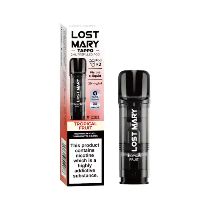 Lost Mary Tappo Prefilled Vape Pods Tropical Fruit | Guardian Vape Shop