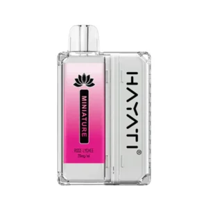 Hayati Miniature 600 Prefilled Pod Kit Rose Lychee | Guardian Vape Shop