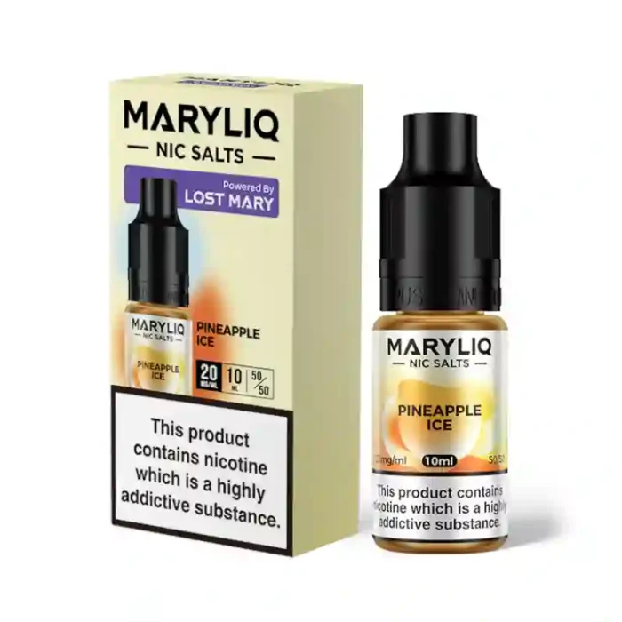 Lost Mary MaryLiq Nic Salt E-Liquids Pineapple Ice | Guardian Vape Shop