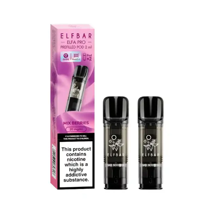 Elf Bar Elfa PRO Prefilled Vape Pods Mix Berries | Guardian Vape Shop