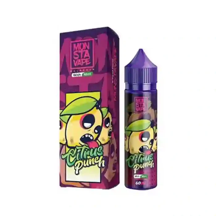MONSTA VAPE Shortfill E-liquids Citrus Punch with mint | Guardian Vape Shop
