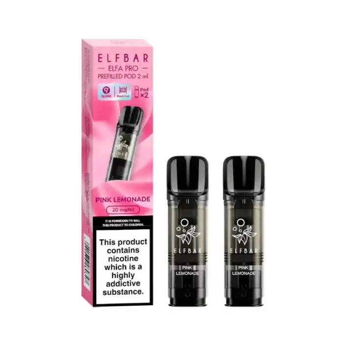 Elf Bar Elfa PRO Prefilled Vape Pods Pink Lemonade | Guardian Vape Shop