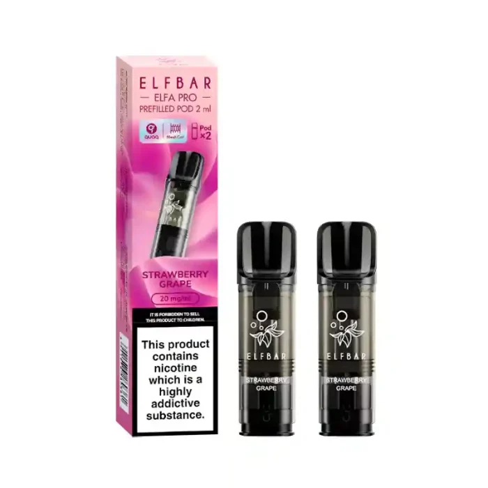 Elf Bar Elfa PRO Prefilled Vape Pods Strawberry Grape | Guardian Vape Shop