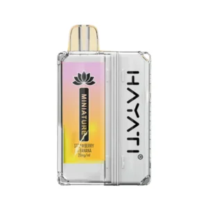 Hayati Miniature 600 Prefilled Pod Kit Strawberry Banana | Guardian Vape Shop