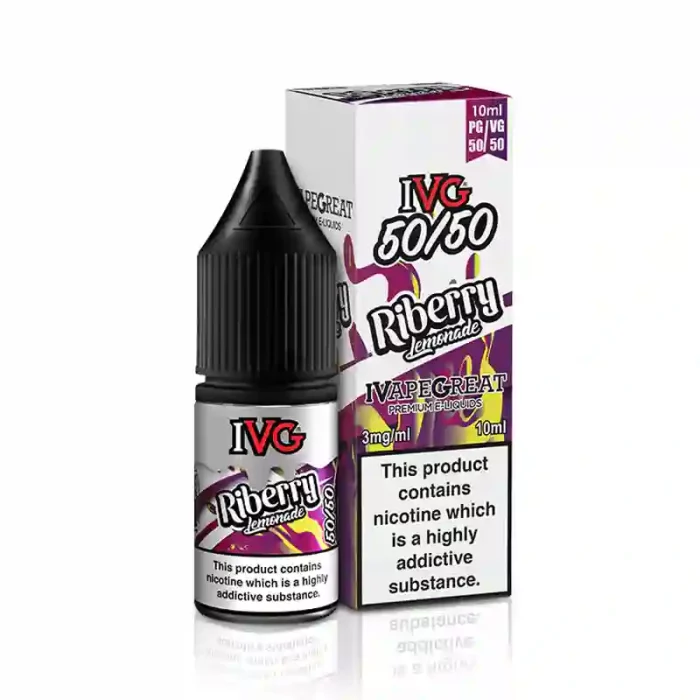 IVG 50 50 VG Freebase E-Liquids Riberry-Lemonade| Guardian Vape Shop