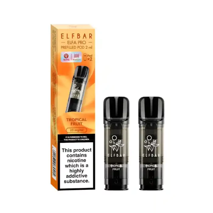Elf Bar Elfa PRO Prefilled Vape Pods Tropical Fruit | Guardian Vape Shop