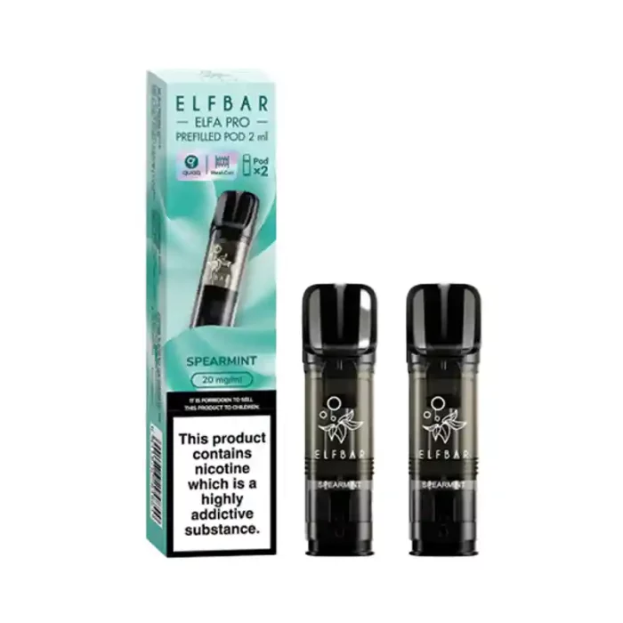 Elf Bar Elfa PRO Prefilled Vape Pods Spearmint | Guardian Vape Shop