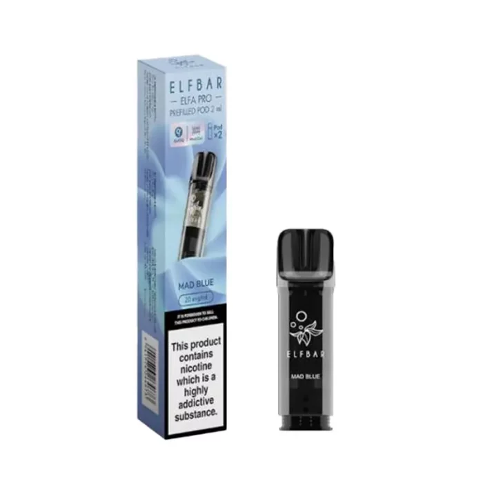 Elf Bar Elfa PRO Prefilled Vape Pods Mad Blue | Guardian Vape Shop