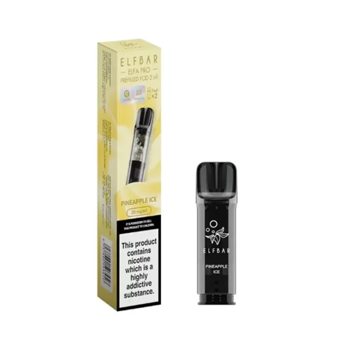Elf Bar Elfa PRO Prefilled Vape Pods Pineapple Ice | Guardian Vape Shop