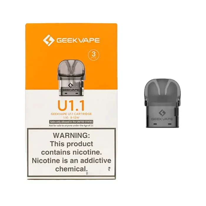 Geekvape U Replacement Pod Cartridges 1-1-ohm | Guardian Vape Shop