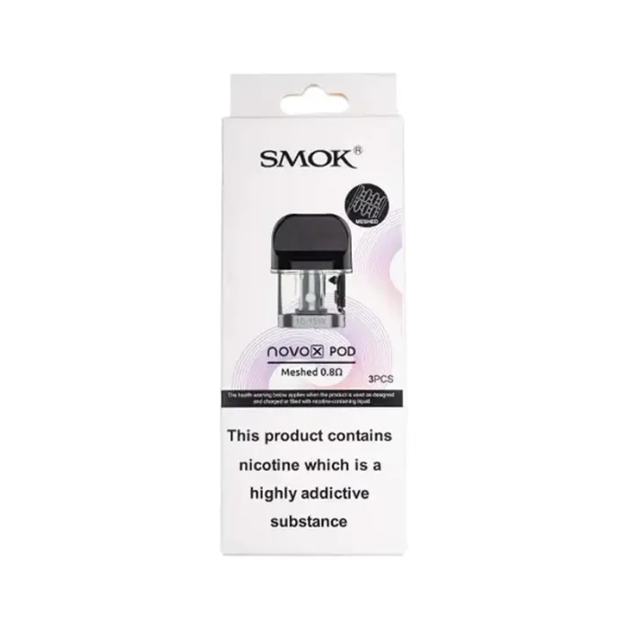SMOK Novo X Replacement Pods 0-8ohm Mesh | Guardian Vape Shop