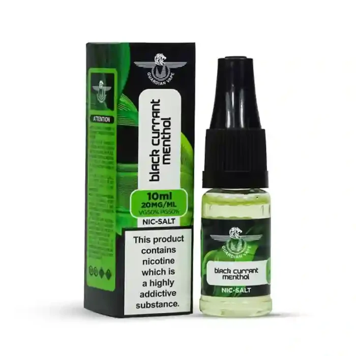 Guardian Vape Nic Salt E-Liquids Blackcurrant Menthol | Guardian Vape Shop