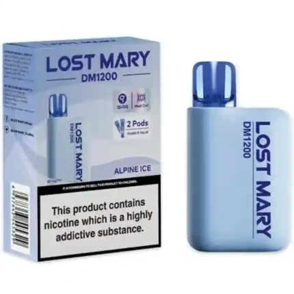 Lost Mary DM1200 Disposable 1200 Puff Alpine Ice | Guardian Vape Shop