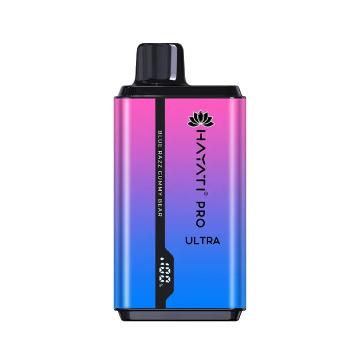 Hayati Pro Ultra 15000 Puffs 0mg Disposable Vape Blue Razz Gummy Bear | Guardian Vape Shop