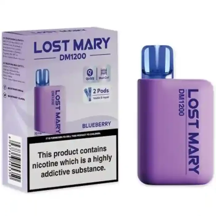 Lost Mary DM1200 Disposable Vape Kit Blueberry | Guardian Vape Shop