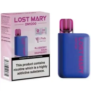 Lost Mary DM1200 Disposable Vape Kit Blueberry Sour Raspberry | Guardian Vape Shop