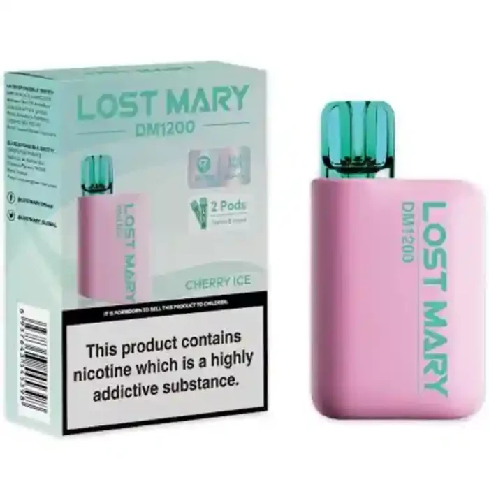 Lost Mary DM1200 Disposable Vape Kit Cherry Ice | Guardian Vape Shop