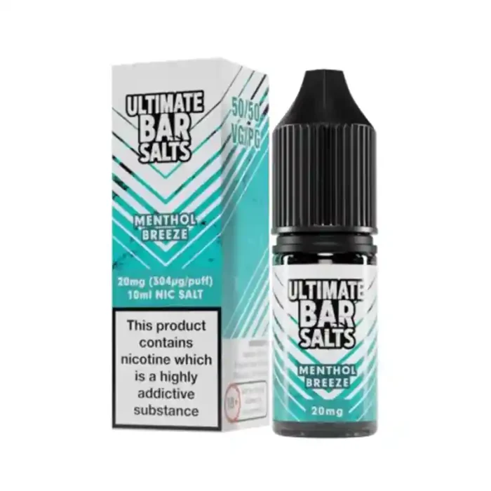 Ultimate Puff Bar Salt E-Liquids Menthol Breeze | Guardian Vape Shop