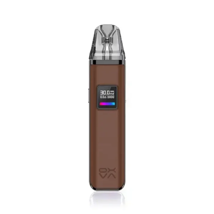 OXVA Xlim Pro Pod Vape Kit Brown Leather | Guardian Vape Shop