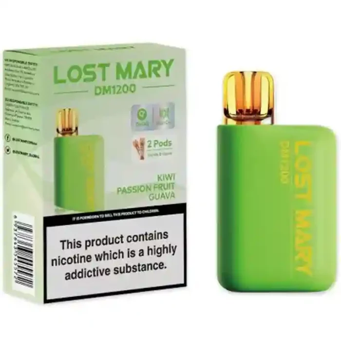Lost Mary DM1200 Disposable Vape Kit Kiwi Passion Fruit Guava | Guardian Vape Shop
