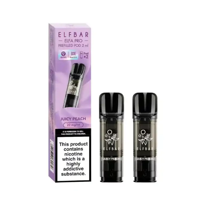Elf Bar Elfa PRO Prefilled Vape Pods Juicy Peach | Guardian Vape Shop