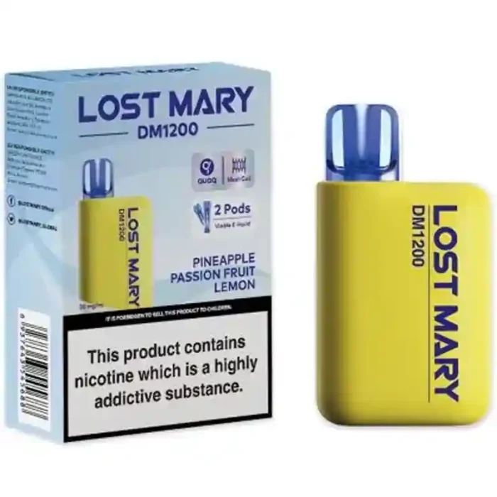 Lost Mary DM1200 Disposable Vape Kit Pineapple Passion Fruit Lemon | Guardian Vape Shop