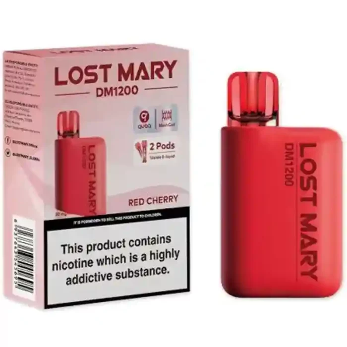 Lost Mary DM1200 Disposable Vape Kit Red Cherry | Guardian Vape Shop