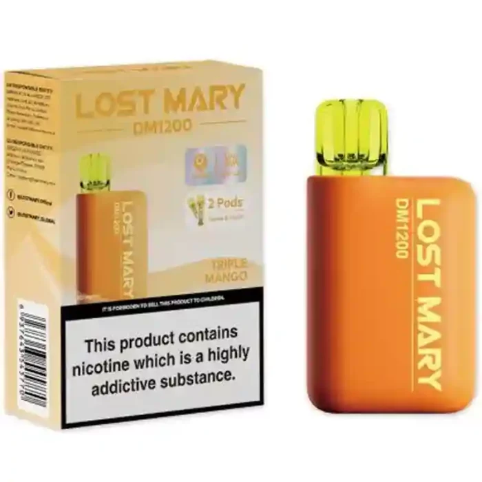 Lost Mary DM1200 Disposable Vape Kit Triple Mango | Guardian Vape Shop