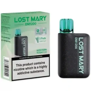 Lost Mary DM1200 Disposable Vape Kit Western Tobacco | Guardian Vape Shop