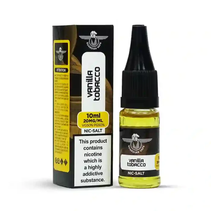Guardian Vape Nic Salt E-Liquids Vanilla Tobacco | Guardian Vape Shop