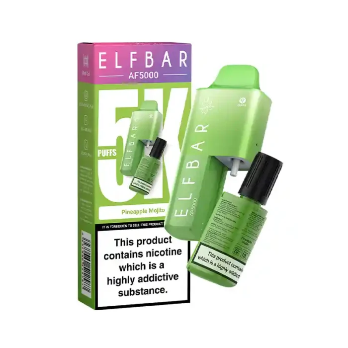 Elf Bar AF5000 Disposable Vape Kit Pineapple Mojito | Guardian Vape Shop