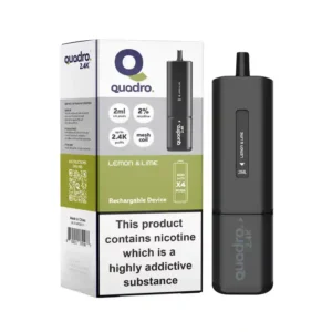 Quadro 2.4k Vape Pod Kit 2400 Puffs Lemon Lime | Guardian Vape Shop