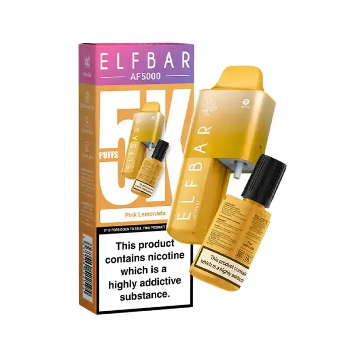 Elf Bar AF5000 Disposable Vape Kit Pink Lemonade | Guardian Vape Shop