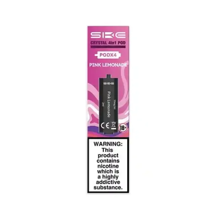 SKE Crystal 4in1 Prefilled Vape Pods Pink Lemonade | Guardian Vape Shop