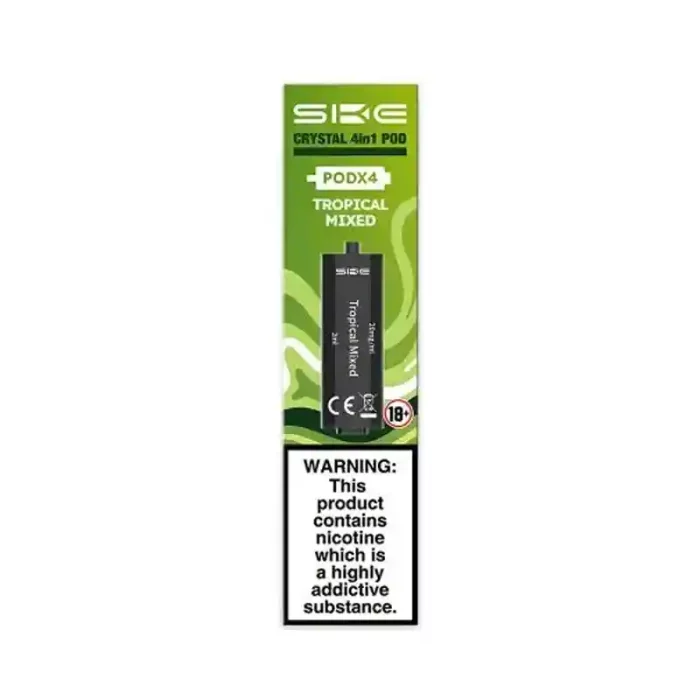 SKE Crystal 4in1 Prefilled Vape Pods Tropical Mixed | Guardian Vape Shop