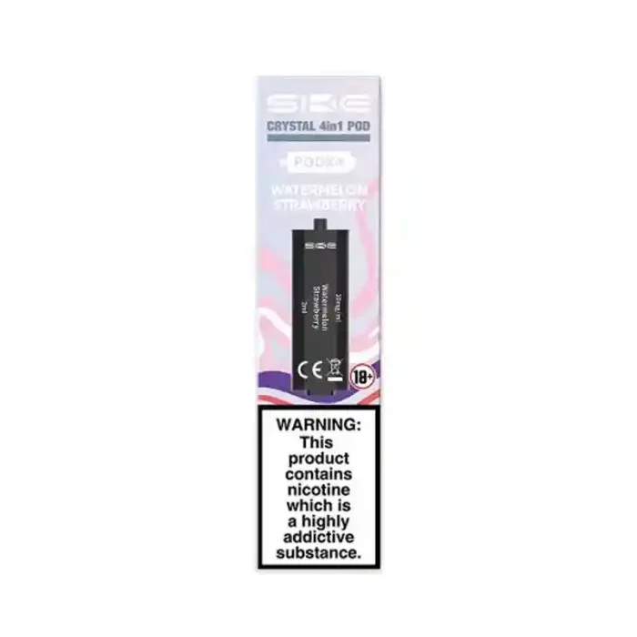 SKE Crystal 4in1 Prefilled Vape Pods Watermelon Strawberry | Guardian Vape Shop
