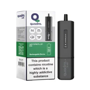 Quadro 2.4k Vape Pod Kit 2400 Puffs Watermelon Ice | Guardian Vape Shop