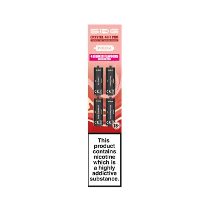 SKE Crystal 4in1 Prefilled Vape Pods Rose Edition | Guardian Vape Shop