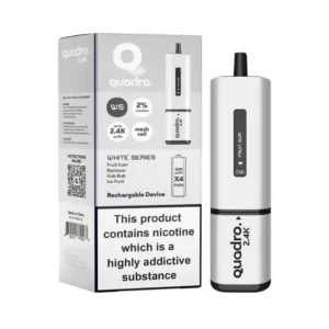 Quadro 2.4k Vape Pod Kit 2400 Puffs White Series | Guardian Vape Shop