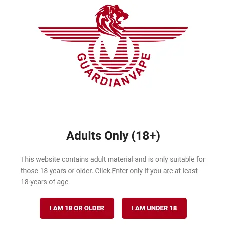 Age Verification +18 | Guardian Vape Shop